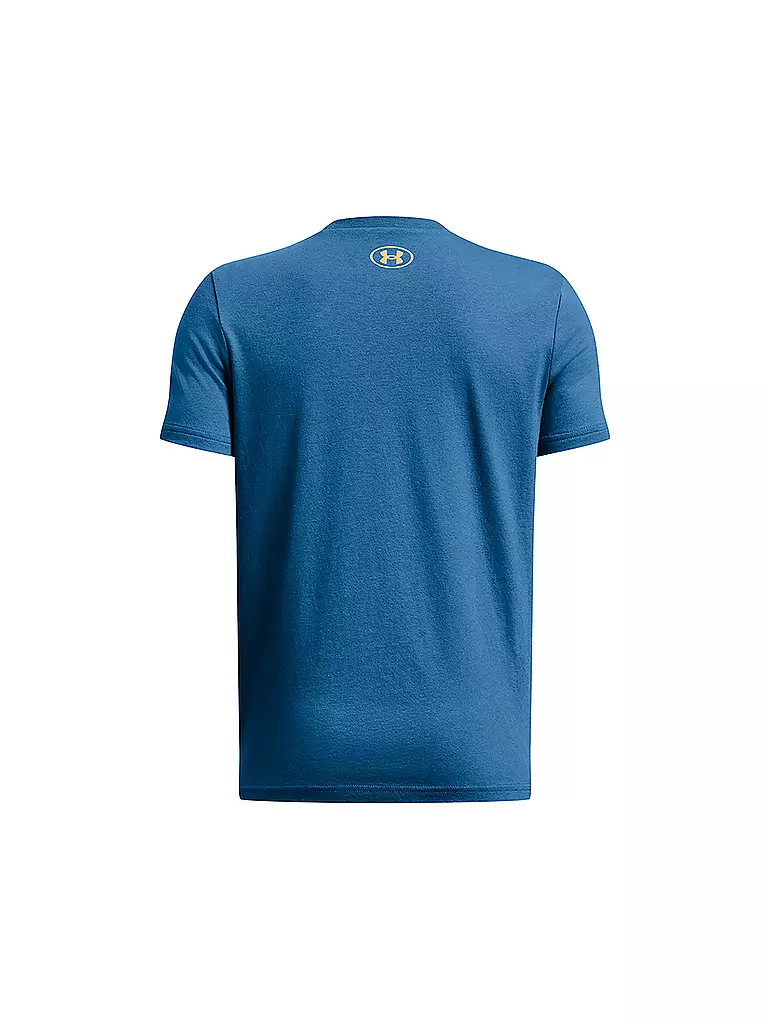 UNDER ARMOUR | Jungen Fitnessshirt UA Box Logo Camo | blau