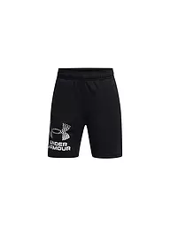 UNDER ARMOUR | Jungen Fitnessshort UA Tech™ Logo | schwarz