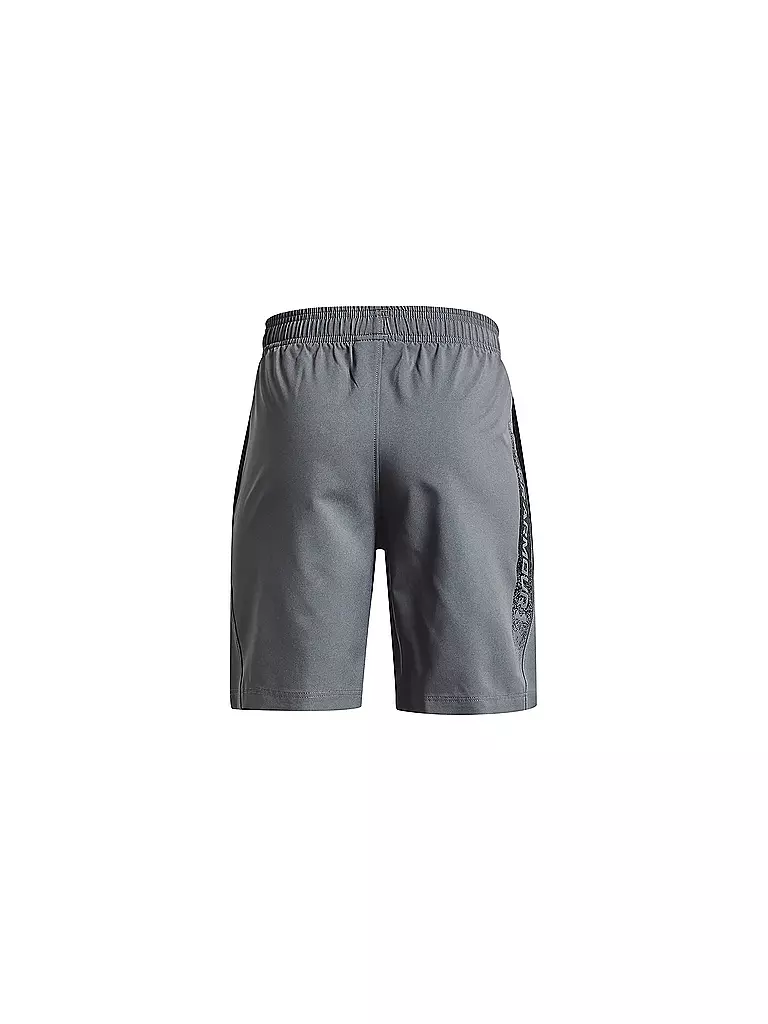 UNDER ARMOUR | Jungen Fitnessshort UA Woven | grau