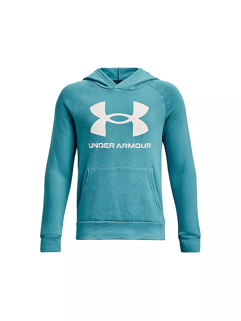 UNDER ARMOUR | Jungen Hoodie UA Rival Fleece Big Logo | hellblau