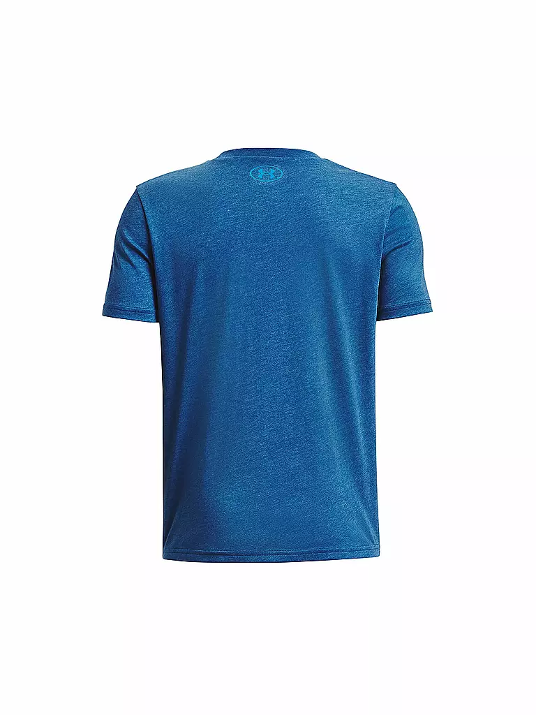 UNDER ARMOUR | Jungen T-Shirt UA mit Schriftzug-Logo | dunkelblau