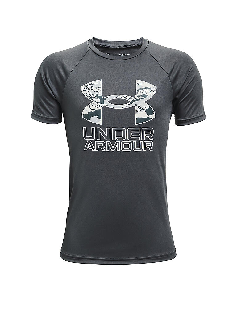 UNDER ARMOUR | Jungen T-Shirt UA Tech ™ Hybrid Print Fill  | grau
