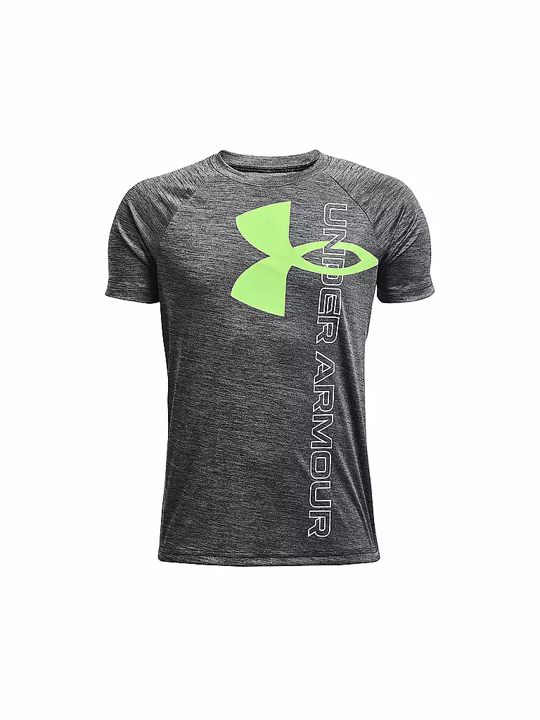 UNDER ARMOUR | Jungen T-Shirt UA Tech ™ Split Logo Hybrid | schwarz