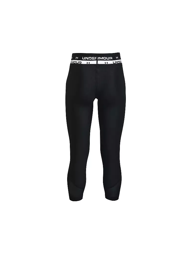 UNDER ARMOUR | Mädchen Fitnesscapri HeatGear® Armor Crop | schwarz