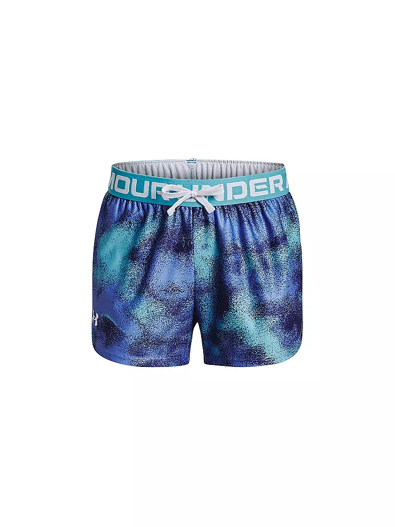 UNDER ARMOUR | Mädchen Fitnessshort UA Play Up Printed | hellblau