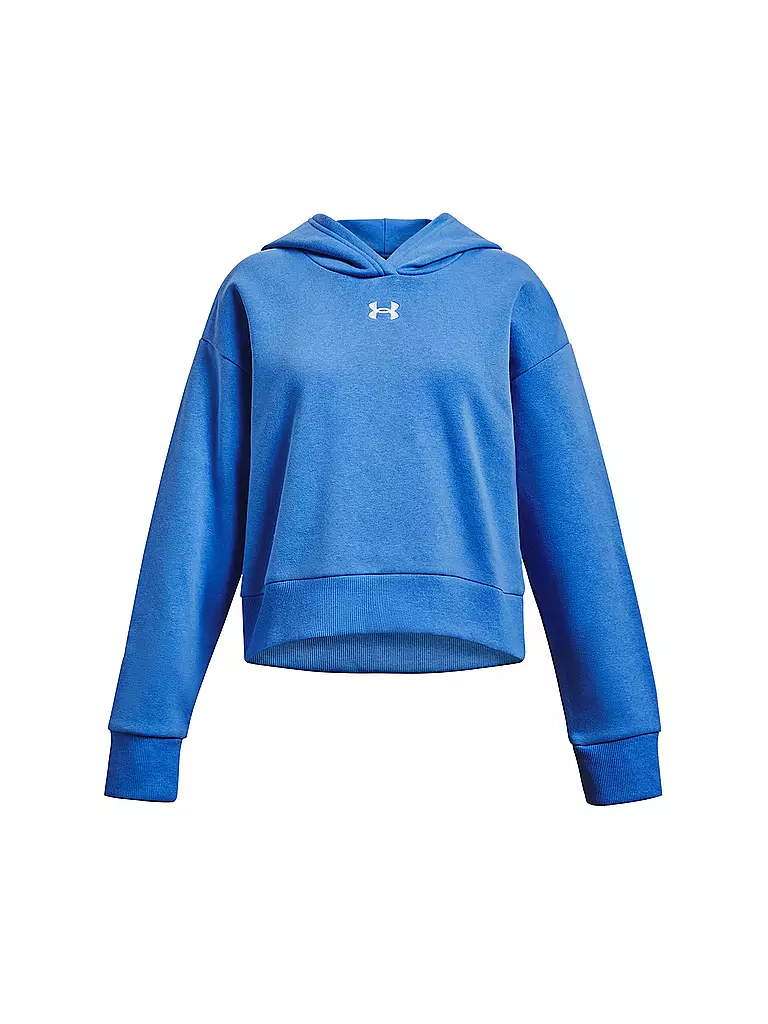 UNDER ARMOUR | Mädchen Hoodie UA Rival Fleece Cropped | blau