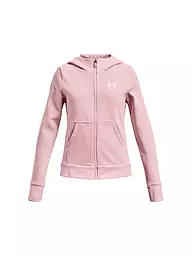 UNDER ARMOUR | Mädchen Jacke UA Rival Fleece mit durchgehendem Zip | Rosa