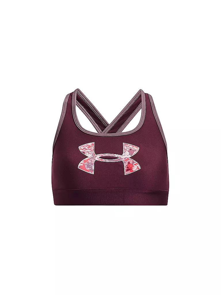 UNDER ARMOUR | Mädchen Sport-BH Crossback Graphic | dunkelrot