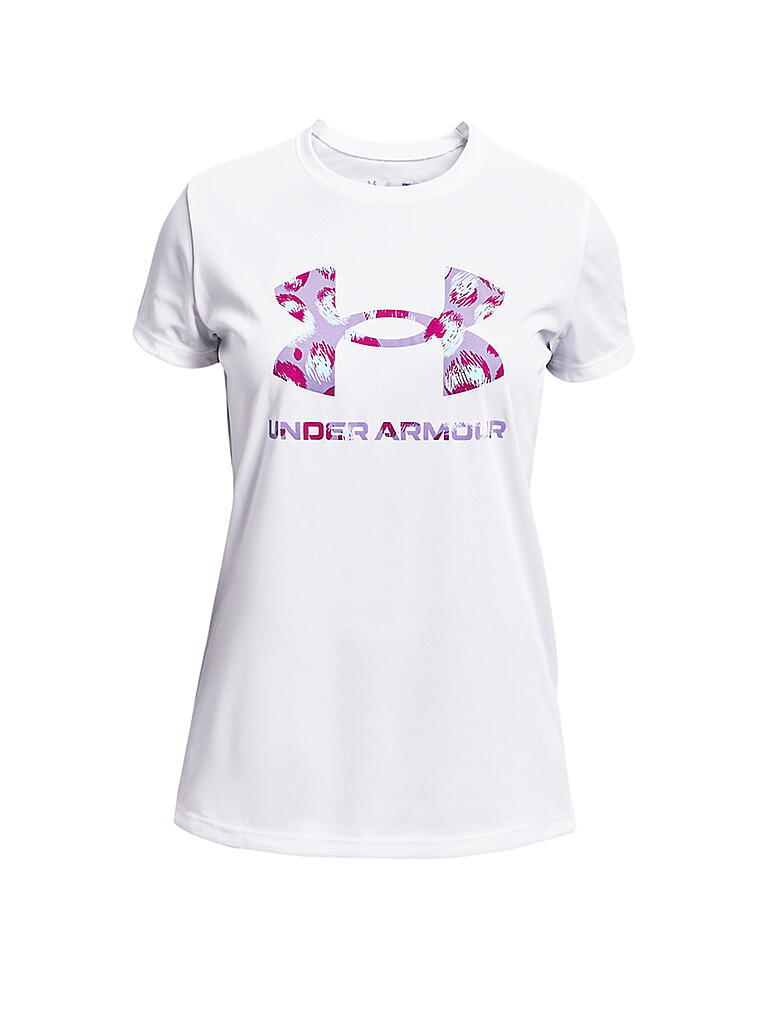 UNDER ARMOUR | Mädchen T-Shirt UA Tech ™ Big Logo Print  | weiß
