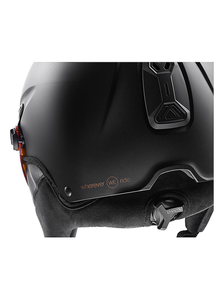 UVEX | Damen Skihelm hlmt 600 visor WE Glamour | schwarz