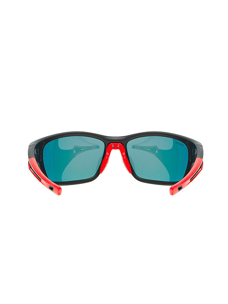 UVEX | Sportbrille Sportstyle 223 Black Matt-Red | schwarz