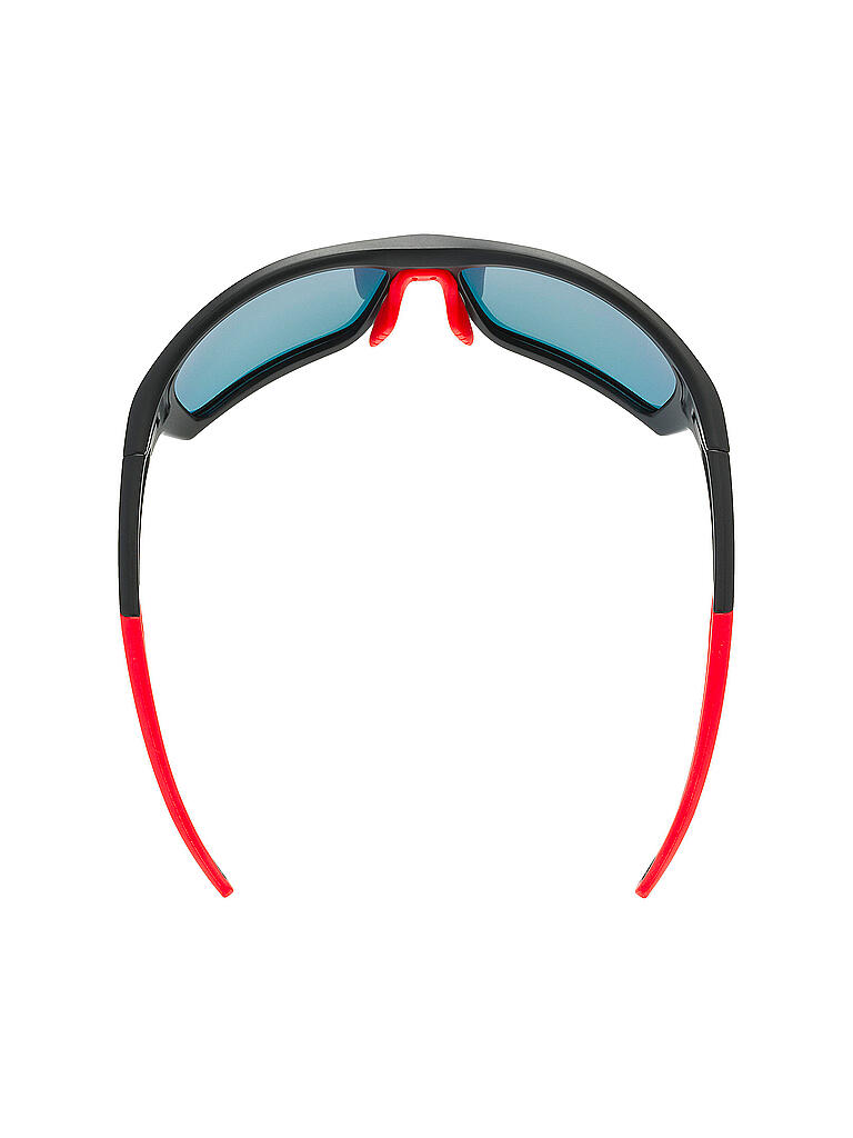 UVEX | Sportbrille Sportstyle 223 Black Matt-Red | schwarz