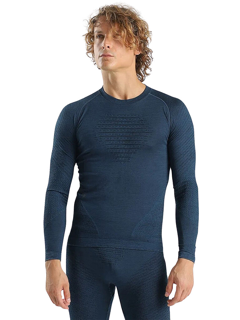 UYN Herren Unterziehshirt Fusyon Biotech Merino dunkelblau | S/M