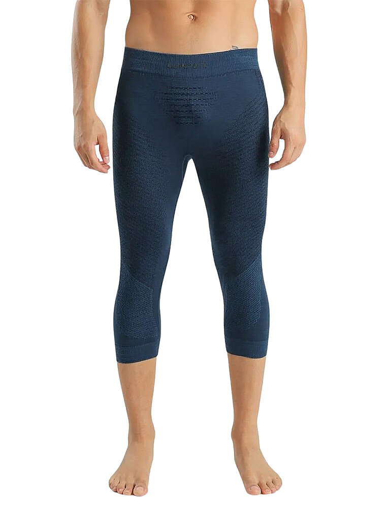 UYN Herren Unterziehhose Fusyon Biotech Medium Merino 3/4 dunkelblau | S/M