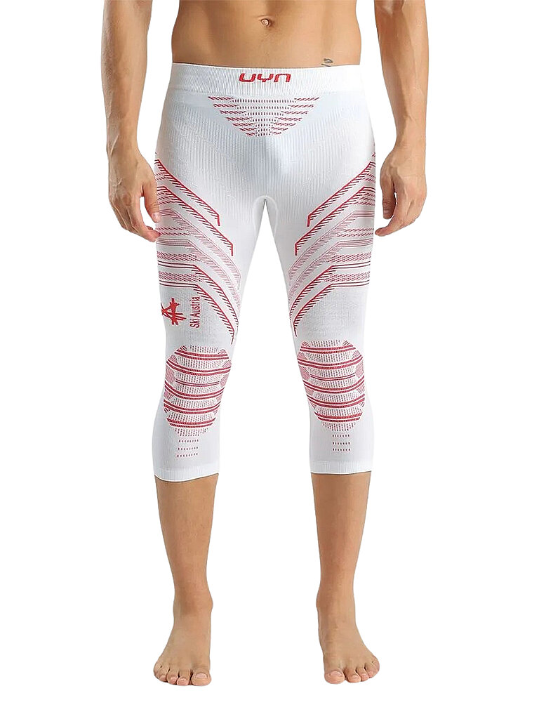 Herren Unterziehhose Natyon 3.0 Austria Medium 3/4 rot S/M M
