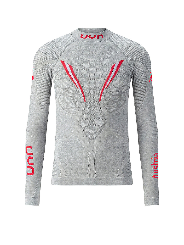 UYN Thermoshirt mit Stehkragen Natyon Biomorph grau | XS