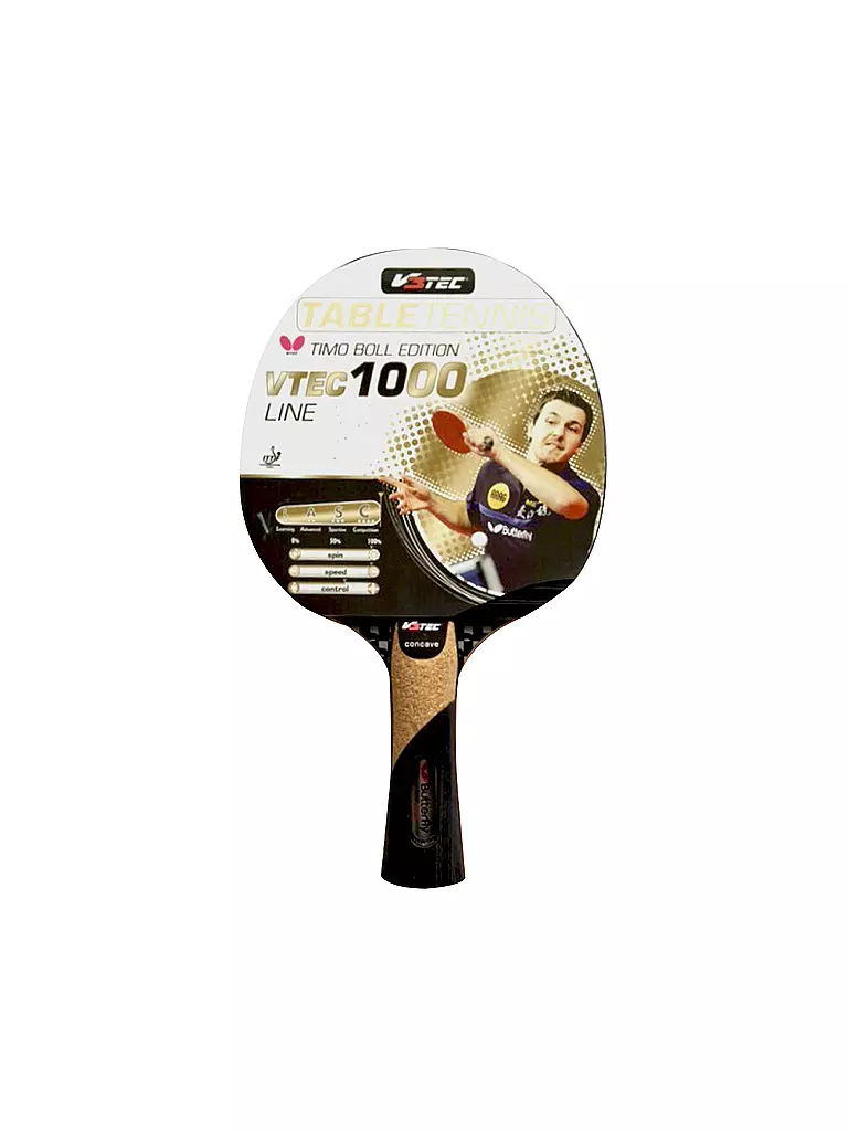 V3TEC | Tischtennis Schläger VTEC 1000 | gold