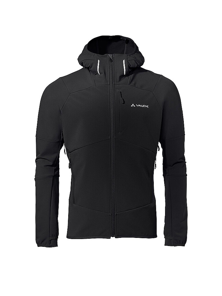 Vaude Softshelljacke Slim Fit Softshell Schwarz