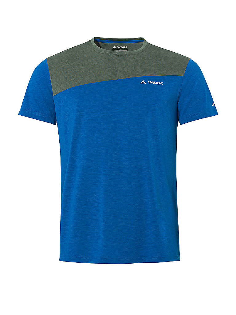 Vaude Funktionsshirt Sveit Wool Polyester-Woll Blau
