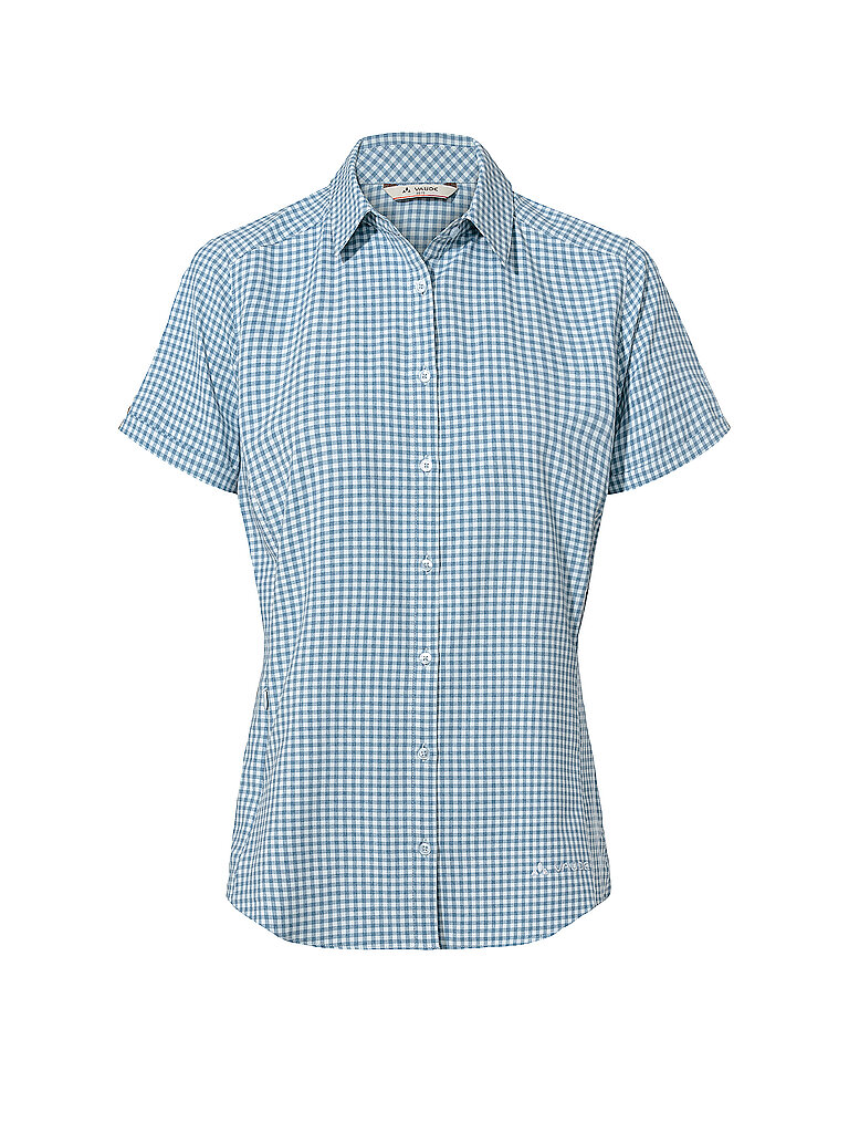 Vaude Bluse Karo 100% Polyester Blau