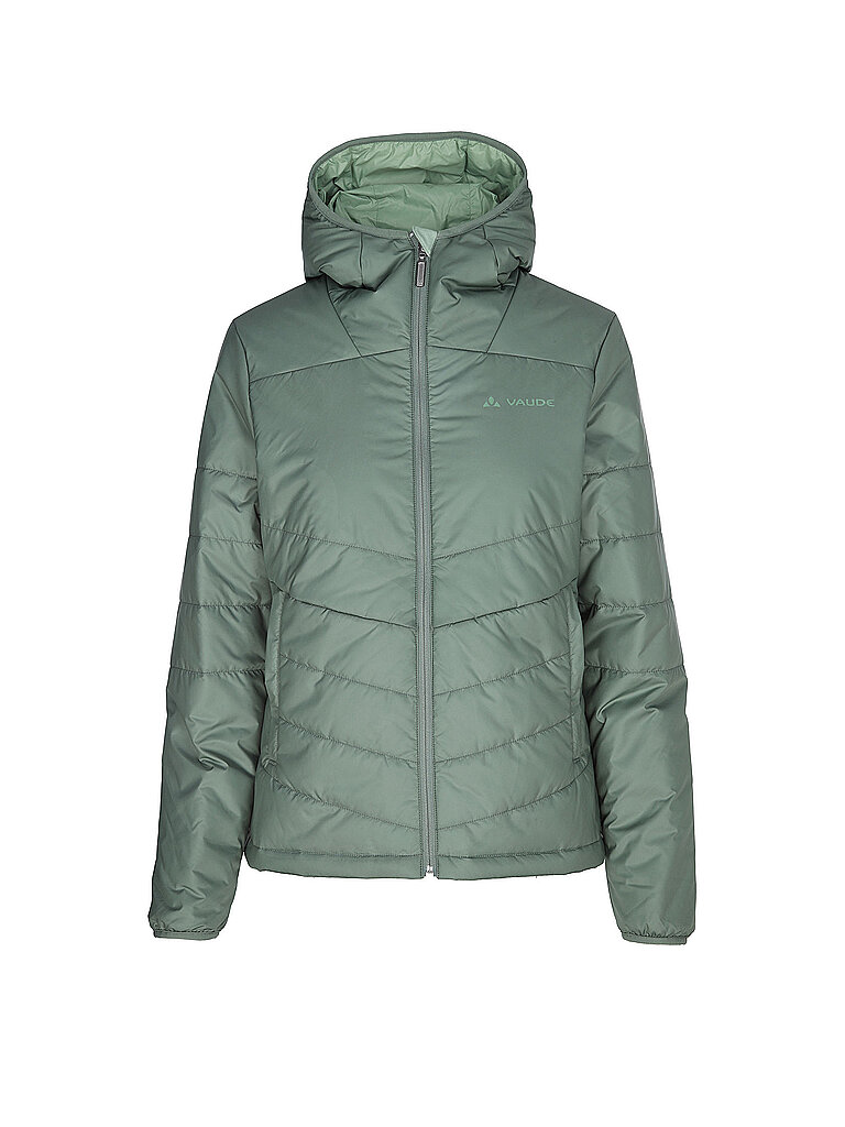 Vaude Wanderjacke Livia Hoodie Recycelt Polyester Hellgrün