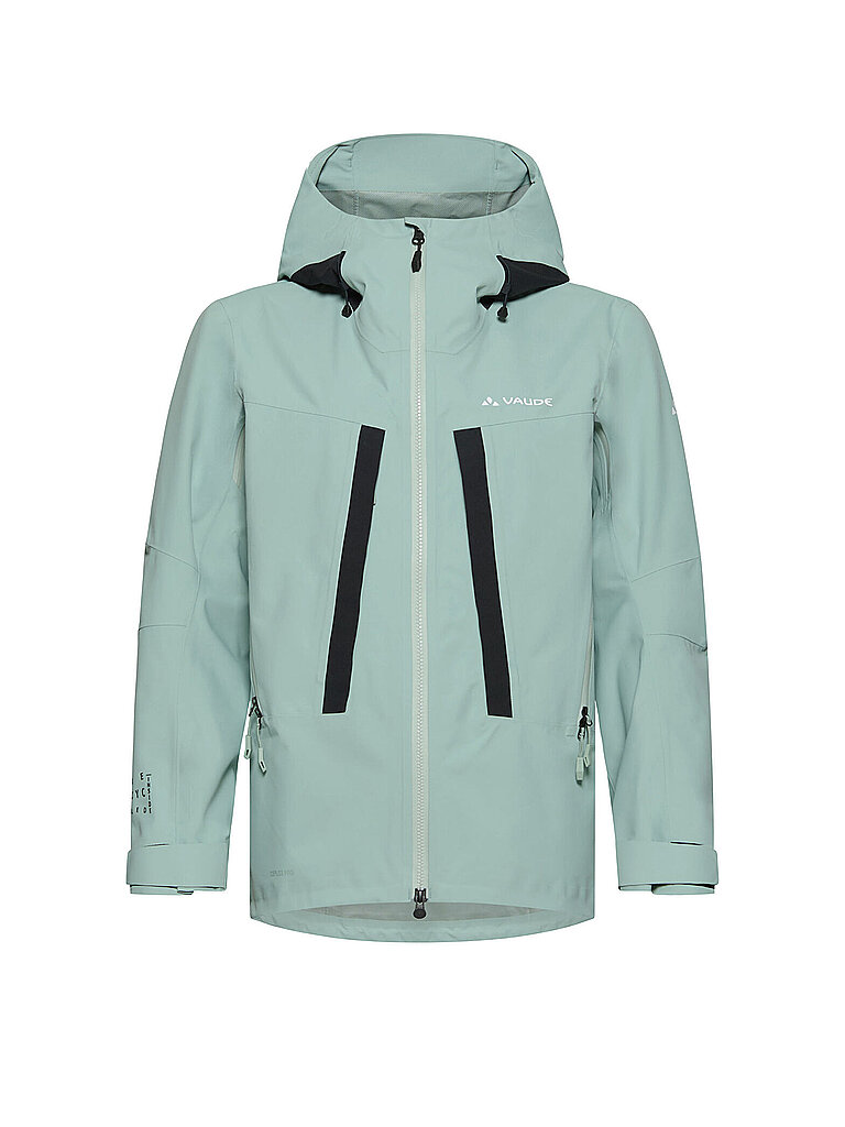 Vaude Tourenjacke Monviso 2,5L Hoodie Polyester Hellgrün