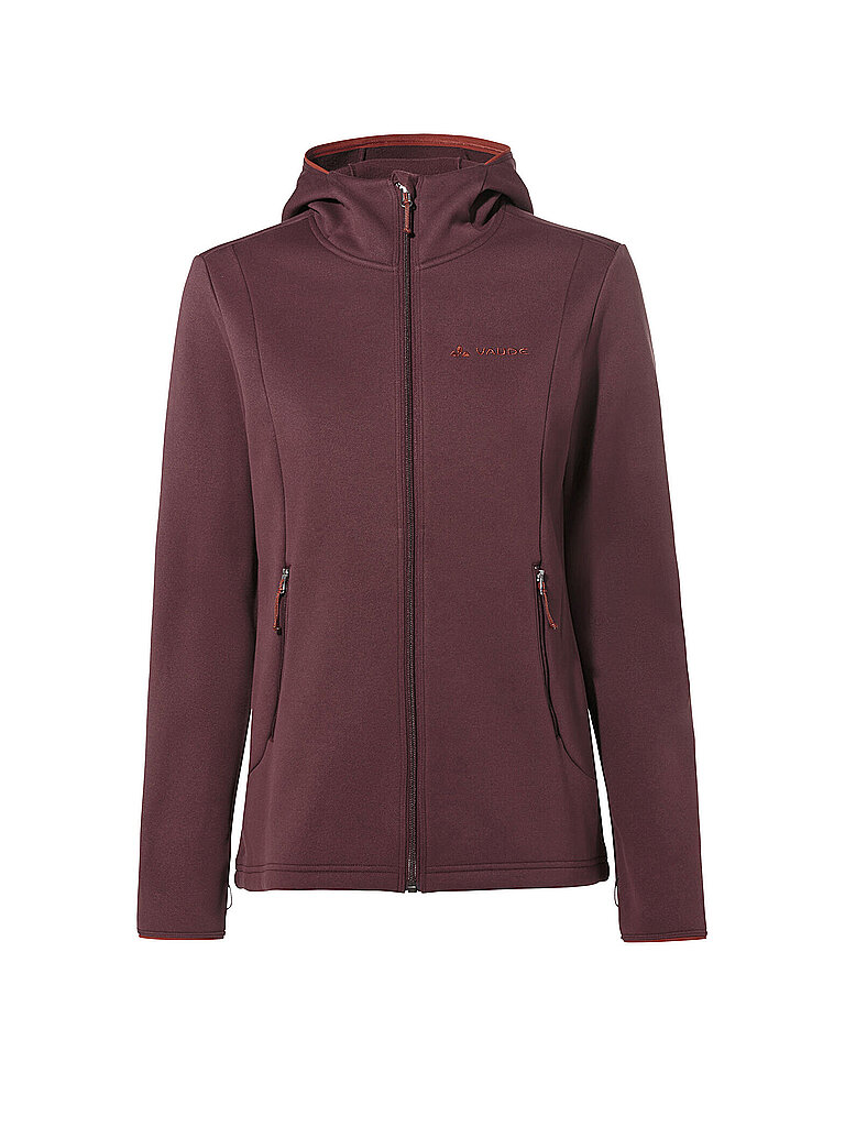 VAUDE Damen Fleecejacke Idris Hoodie beere | 38