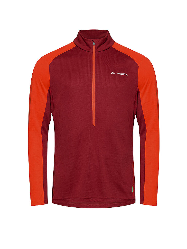VAUDE Herren Funktions Zipshirt Larice Light Shirt II dunkelrot | L