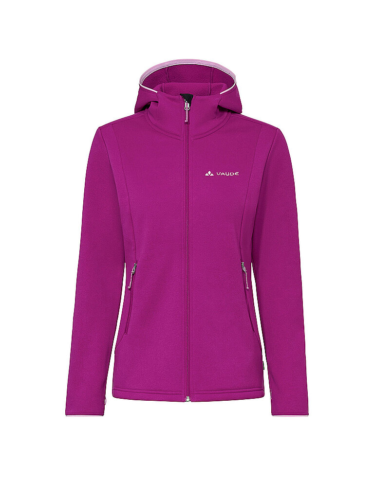 VAUDE Damen Touren Fleecejacke Idris Hoodie pink | 40