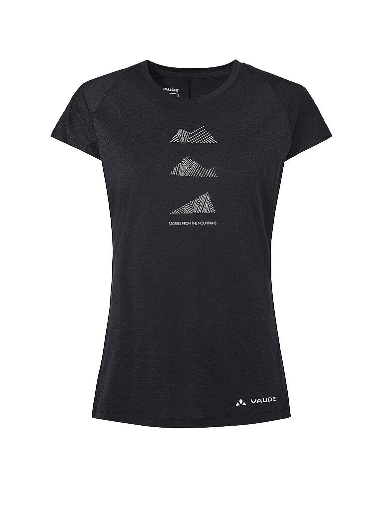 Damen Funktinosshirt Tekoa Wool schwarz 42 W
