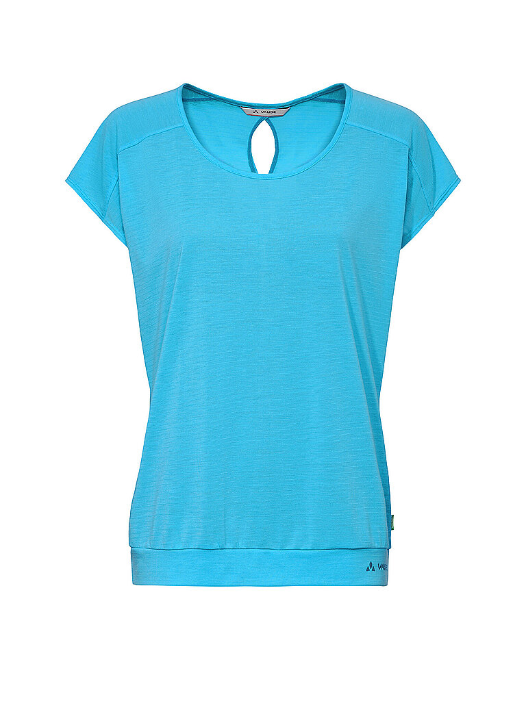 Damen Funktionsshirt Skomer Streifen hellblau 36 W