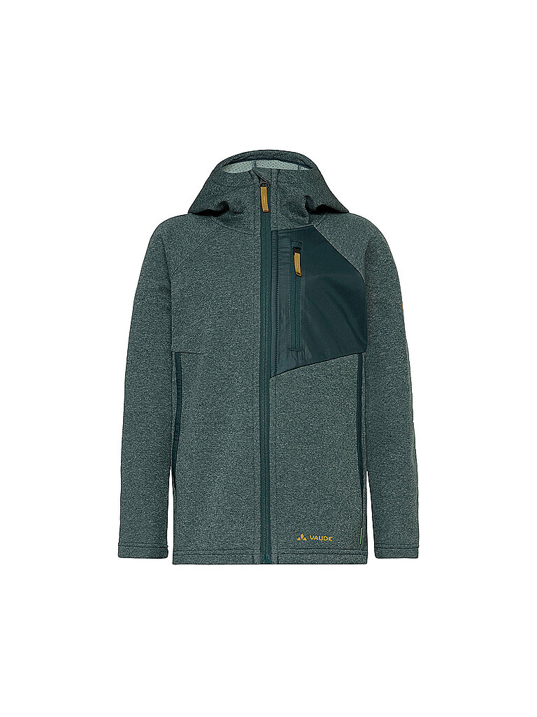 Vaude Kinder Fleecejacke Hoodie Dunkelgrün