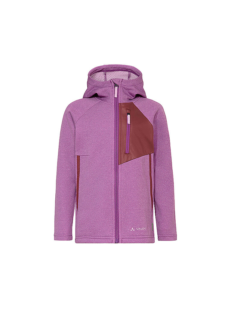 VAUDE Kinder Fleecejacke Rokua Hoodie rosa | 122-128