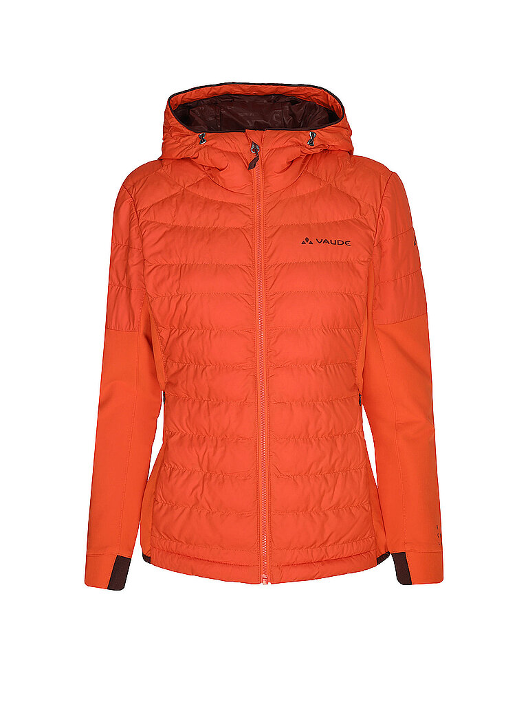 Damen Hybridjacke Elope Thermo Hoodie rot 36 W