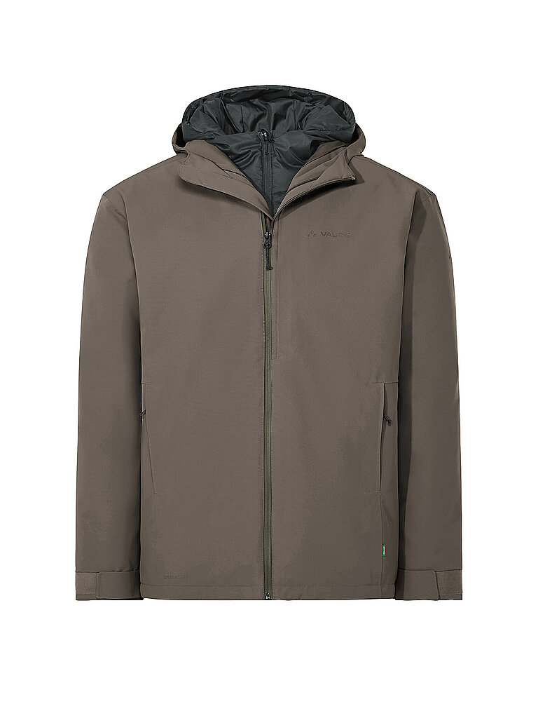 VAUDE Herren Winterjacke Mineo 2L 3in1 Hoodie braun | L