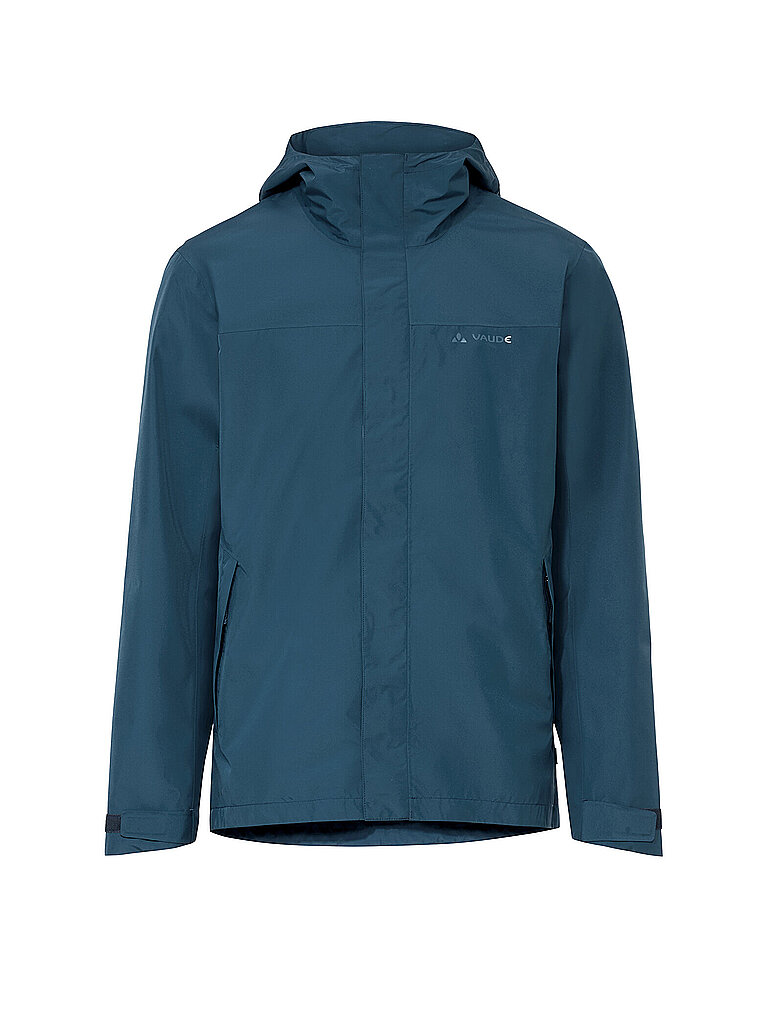 VAUDE Herren Wanderjacke Strathcona 2L Hoodie dunkelblau | XXL
