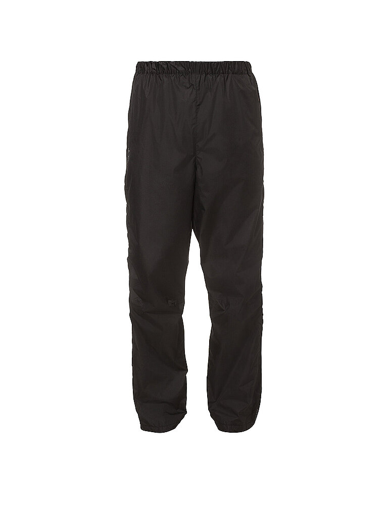 VAUDE Herren Regenhose Fluid Full-Zip  schwarz | L (kurz)