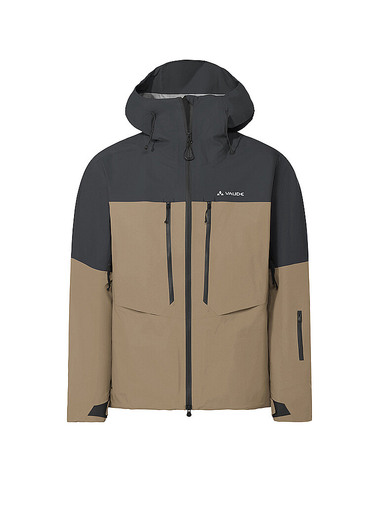 VAUDE Herren Tourenjacke Monviso 3L hellbraun | L