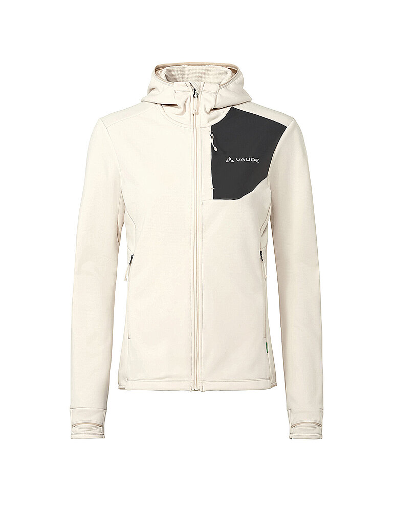VAUDE Damen Fleecejacke Monviso III Hoodie creme | 34