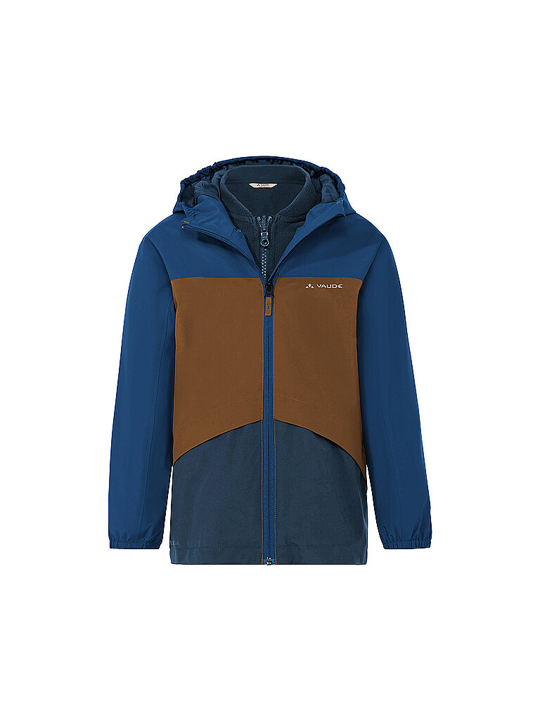 VAUDE Kinder Wanderjacke Escape 3in1 Hoodie dunkelblau | 122-128