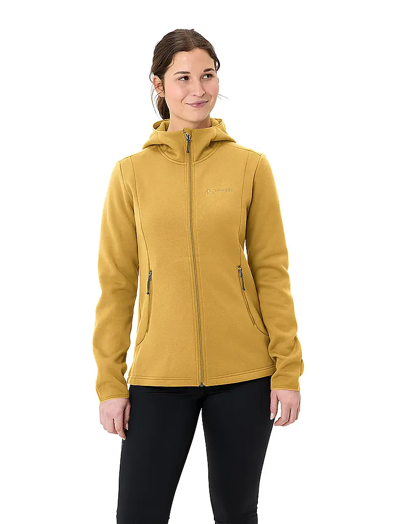 VAUDE | Damen Fleecejacke Idris Hoodie | gold