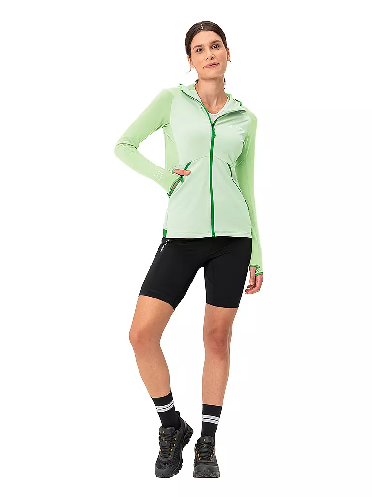 VAUDE | Damen Fleecejacke Scopi Hoodie | hellgrün