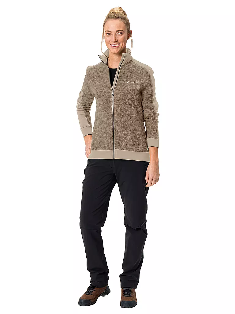 VAUDE | Damen Fleecejacke Skomer Woll Fleece | beige
