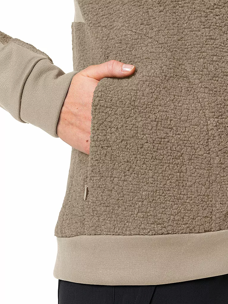 VAUDE | Damen Fleecejacke Skomer Woll Fleece | beige