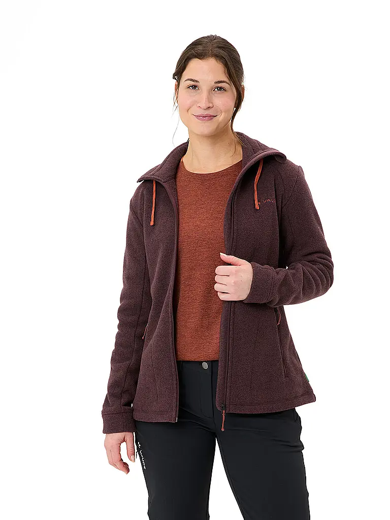 VAUDE | Damen Fleecejacke Skomer | dunkelrot