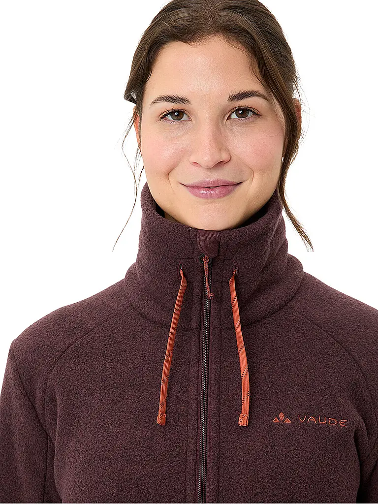 VAUDE | Damen Fleecejacke Skomer | dunkelrot