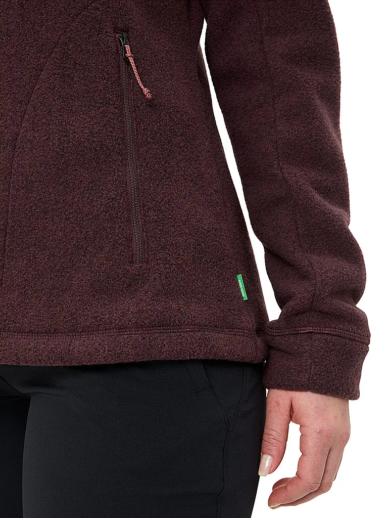 VAUDE | Damen Fleecejacke Skomer | dunkelrot