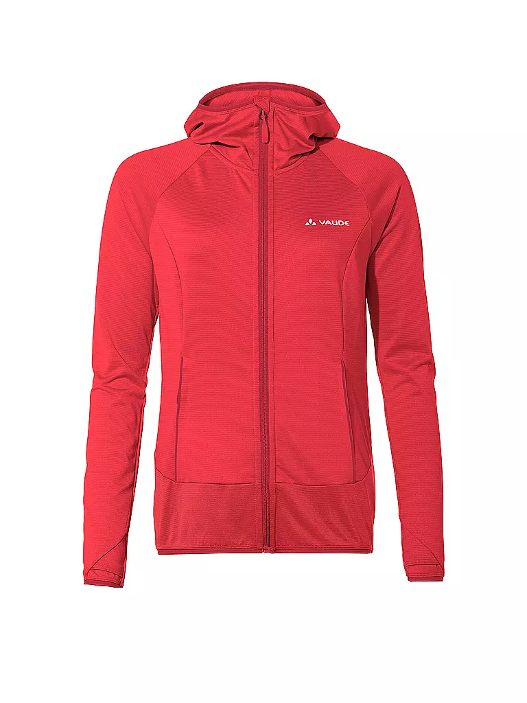 VAUDE | Damen Fleecejacke Tekoa Hoodie | rot