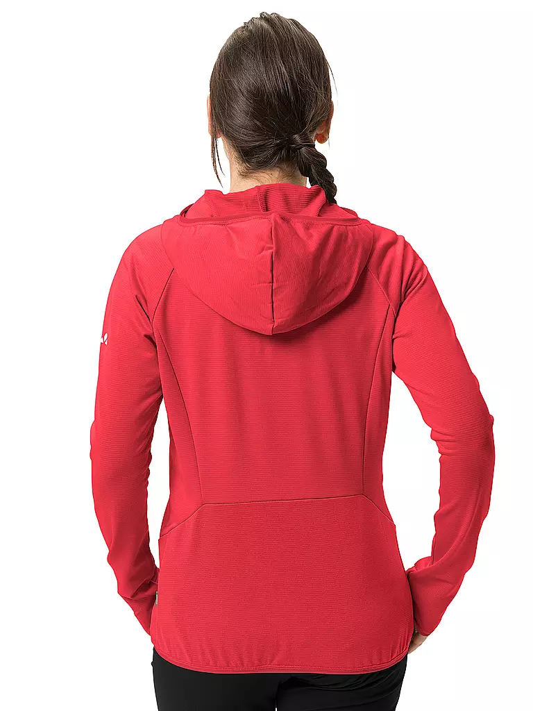 VAUDE | Damen Fleecejacke Tekoa Hoodie | rot