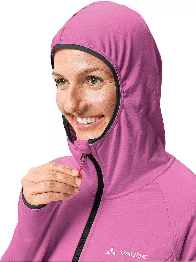 VAUDE | Damen Fleecejacke Tekoa Hoodie | pink